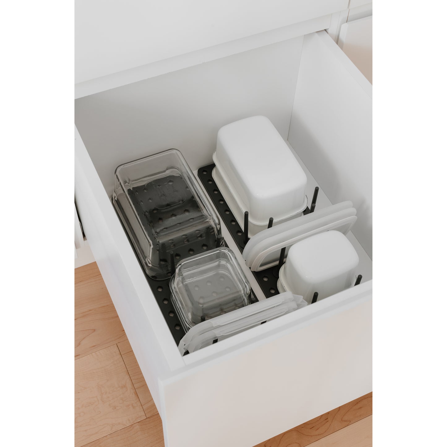 Umbra Set Of 2 Peggy Charcoal Drawer Organisers