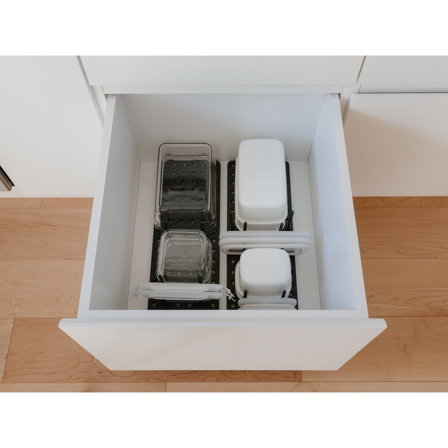 Umbra Set Of 2 Peggy Charcoal Drawer Organisers
