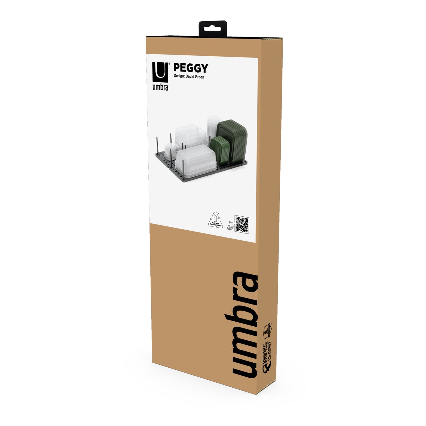 Umbra Set Of 2 Peggy Charcoal Drawer Organisers