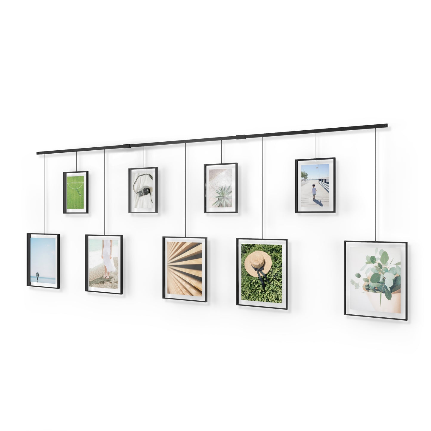 Umbra Set Of 9 Black Exhibit Frames