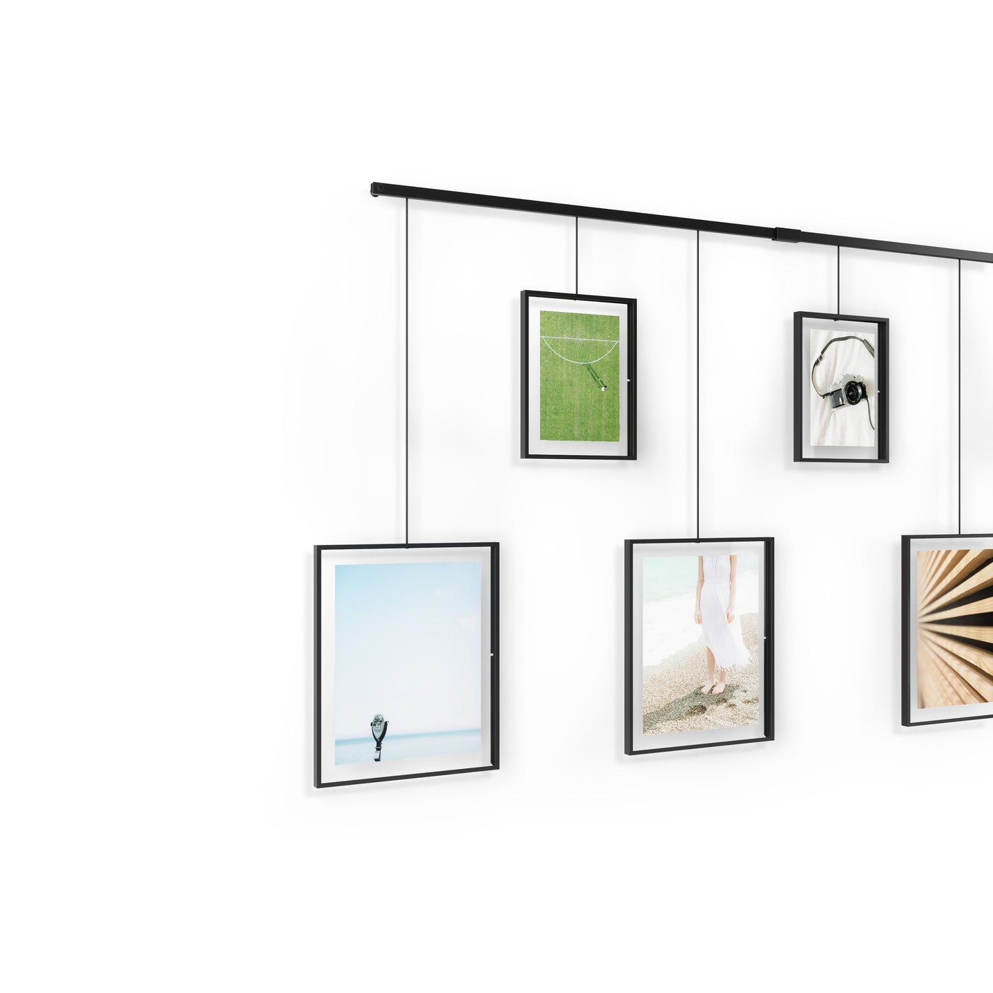 Umbra Set Of 9 Black Exhibit Frames