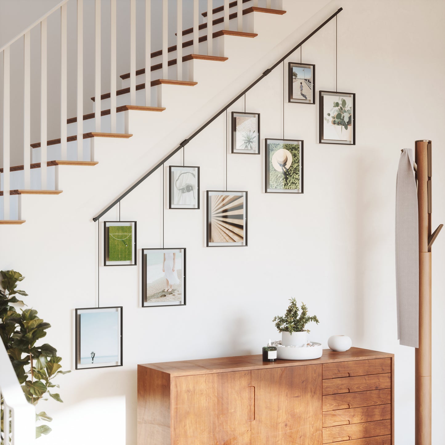 Umbra Set Of 9 Black Exhibit Frames