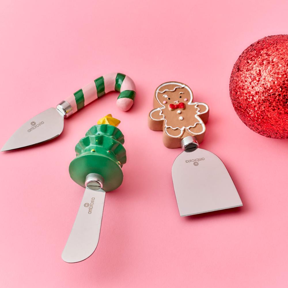 Ambrosia Santas Workshop Cheese Knife - Surprise Stocking Filler