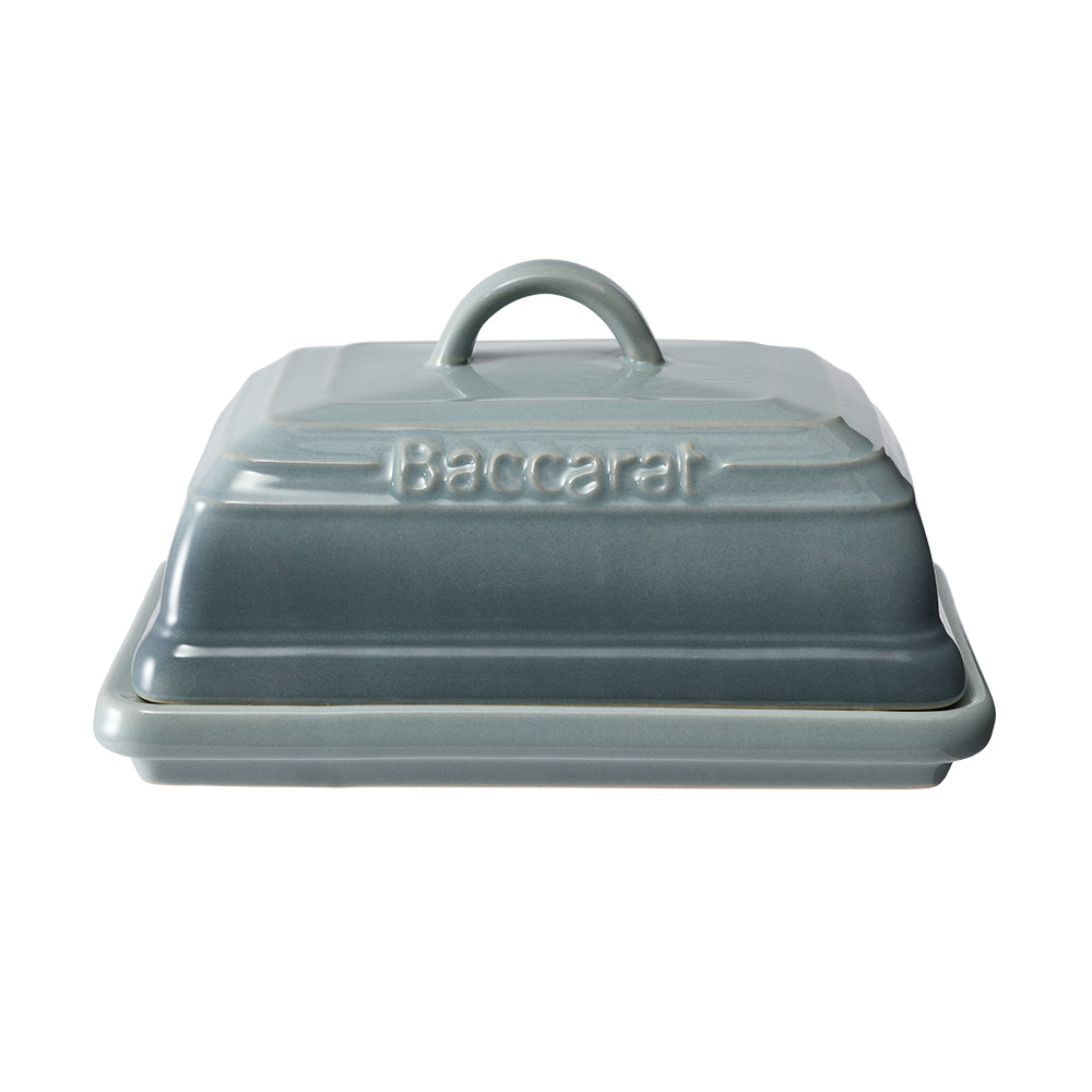Baccarat Le Connoisseur Stoneware Butter Dish 16cm Mist