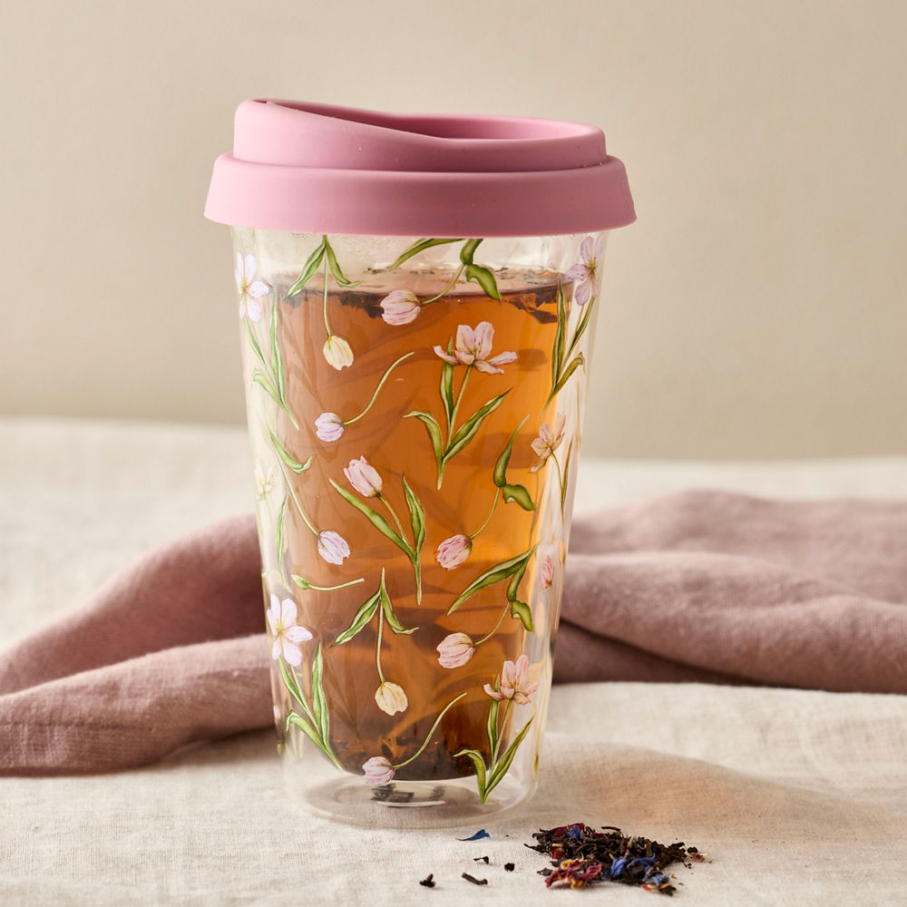 Alex Liddy Maisie Glass Travel Mug