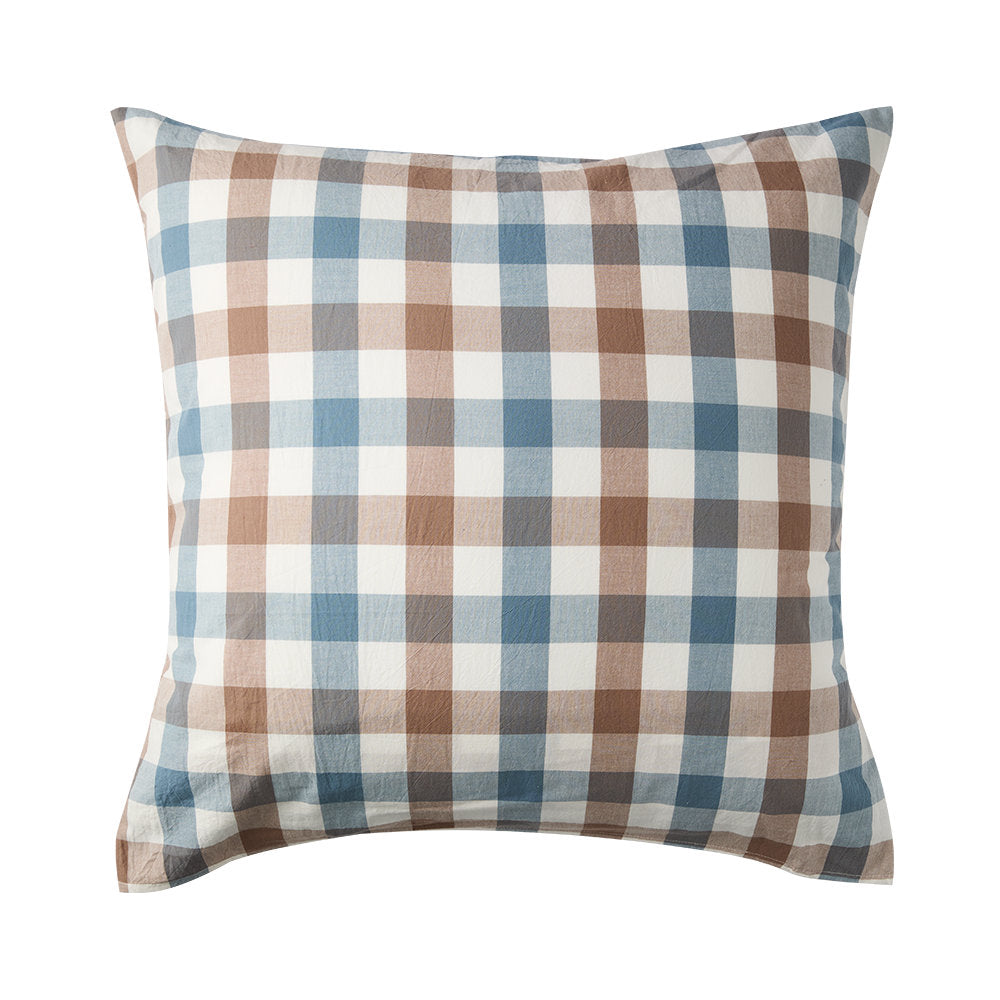 MyHouse Denver Check European Pillowcase