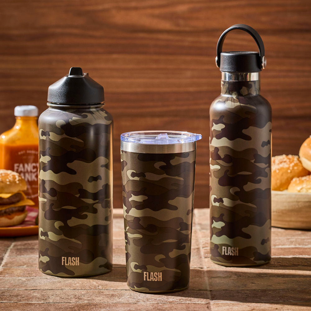 h2 hydro2 FLASH Travel Cup 590ml Camo