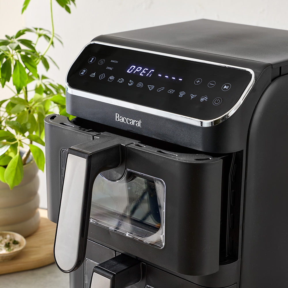 Baccarat 2 Stack Air fryer 11L Black