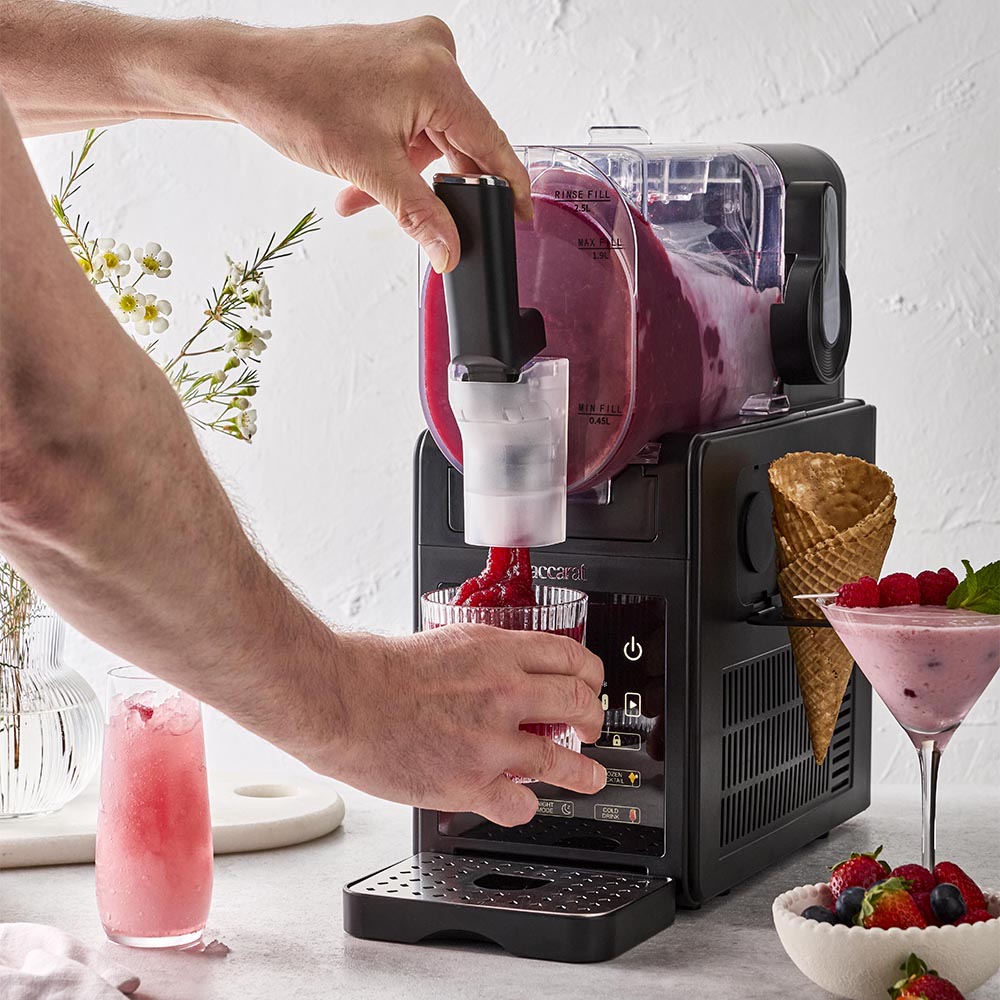 Baccarat The Swirle XXL Slushie & Ice Cream Machine Black