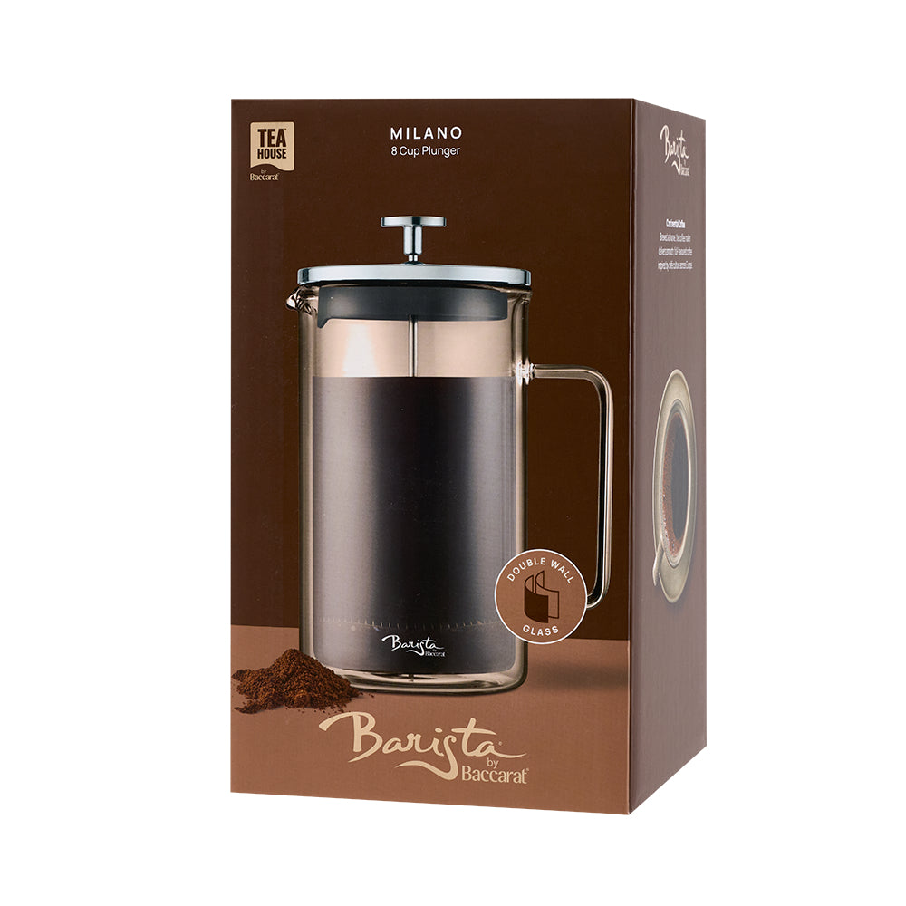Baccarat Barista Milano 8 Cup Double Wall Coffee Press