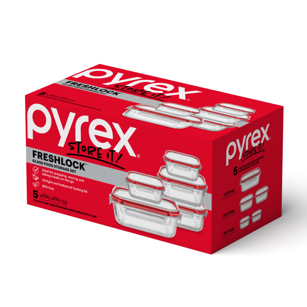 Pyrex Freshlock 5 Piece Set