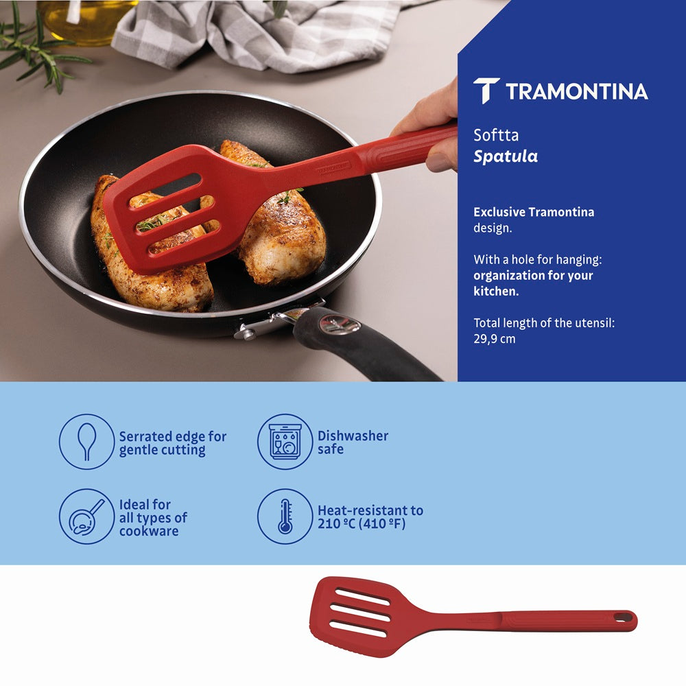 Tramontina Soffta Spatula Red