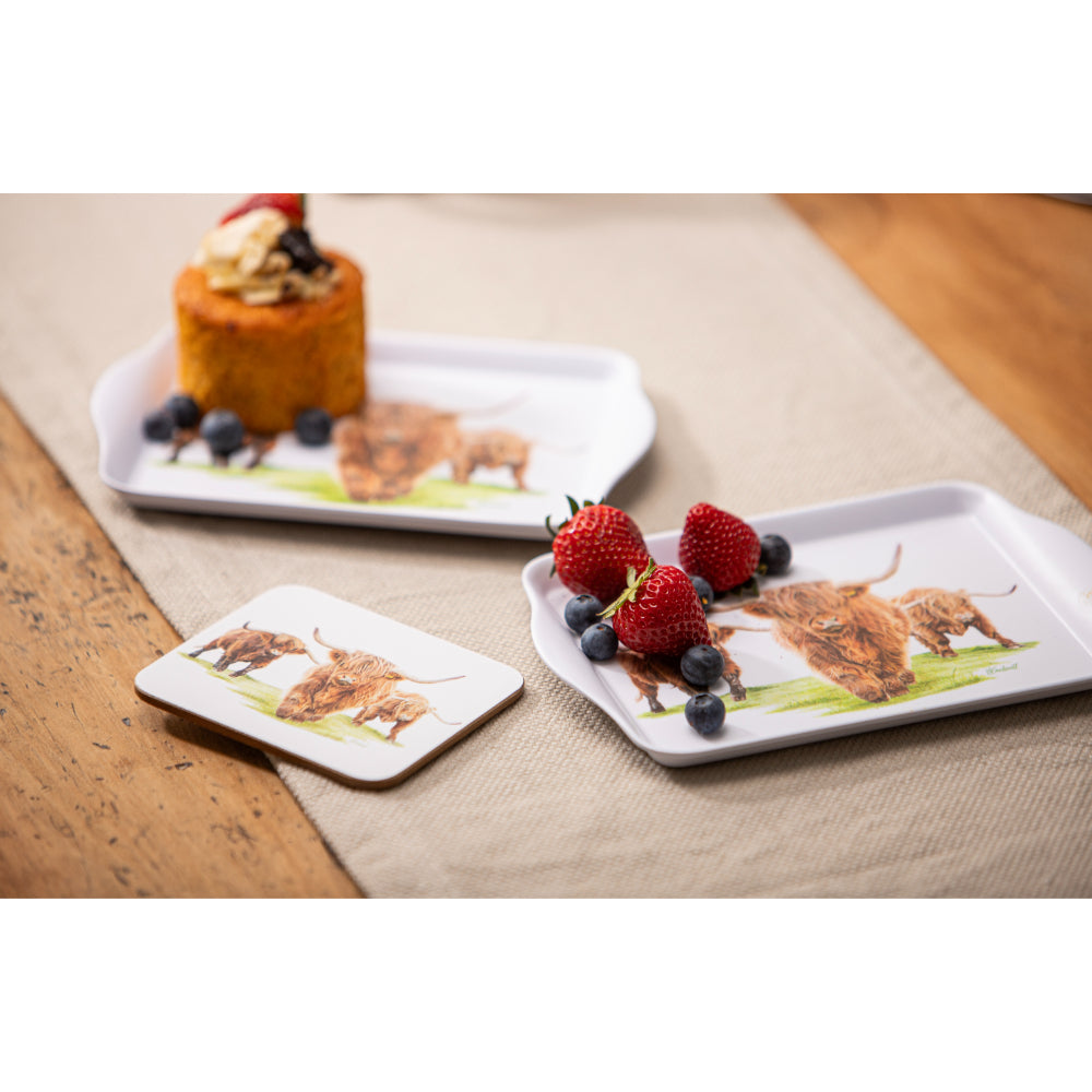 Ashdene Highland Herd Set Of 6 Coasters