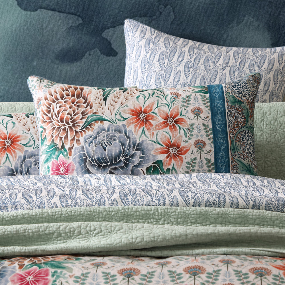 Logan & Mason Gypsy Garden Quilt Cover Set Blue