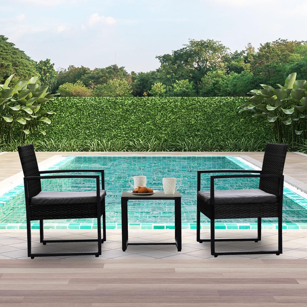 Arcadia Furniture Outdoor Wicker Rattan Patio Set