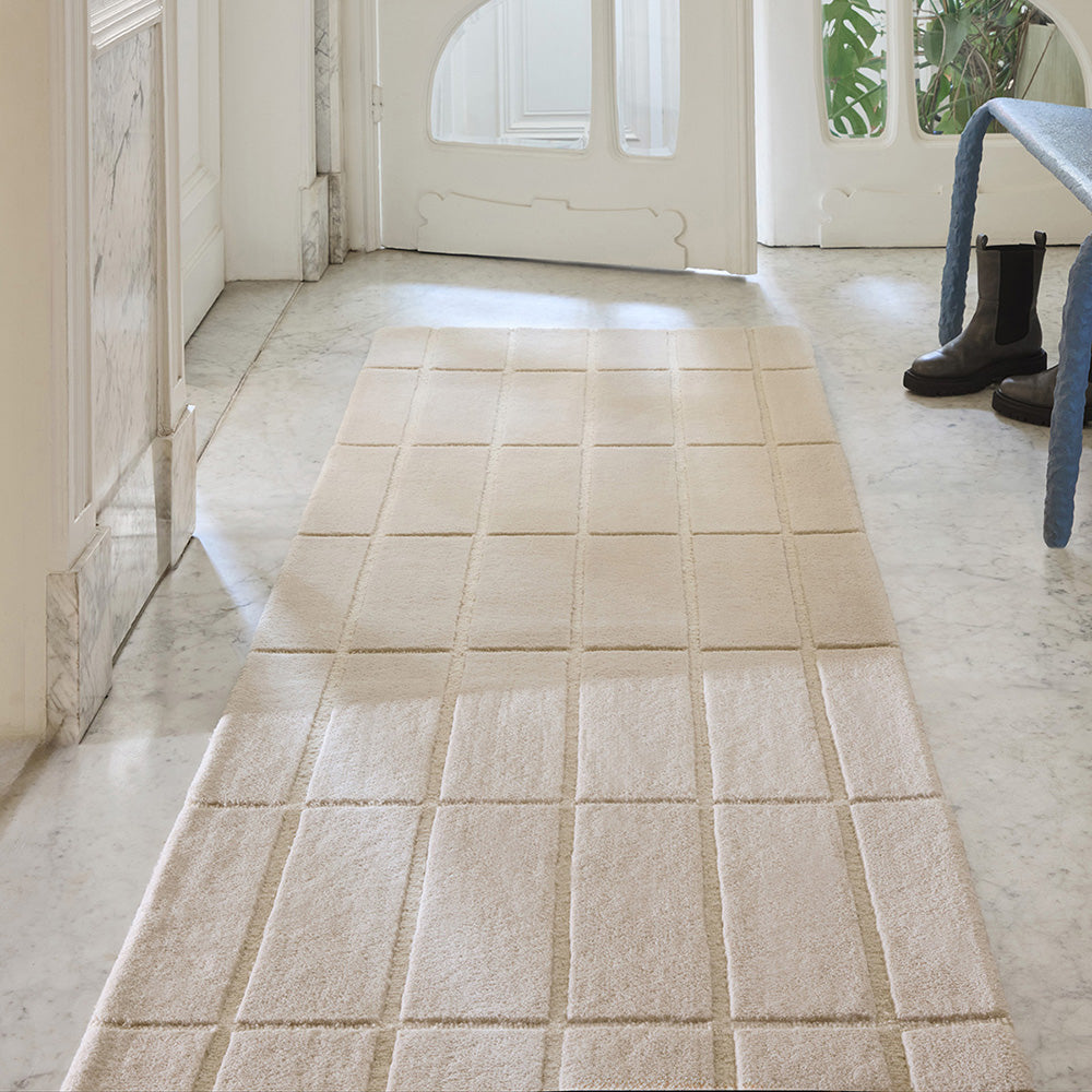 Marimekko Tiiliskivi Rug Natural White