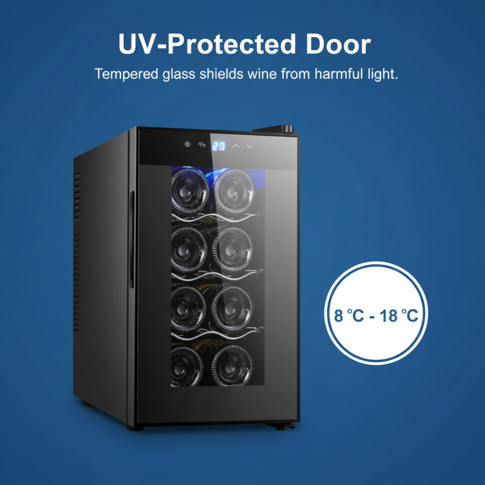 Lenoxx 8 Bottle Thermoelectric Wine Fridge 65W