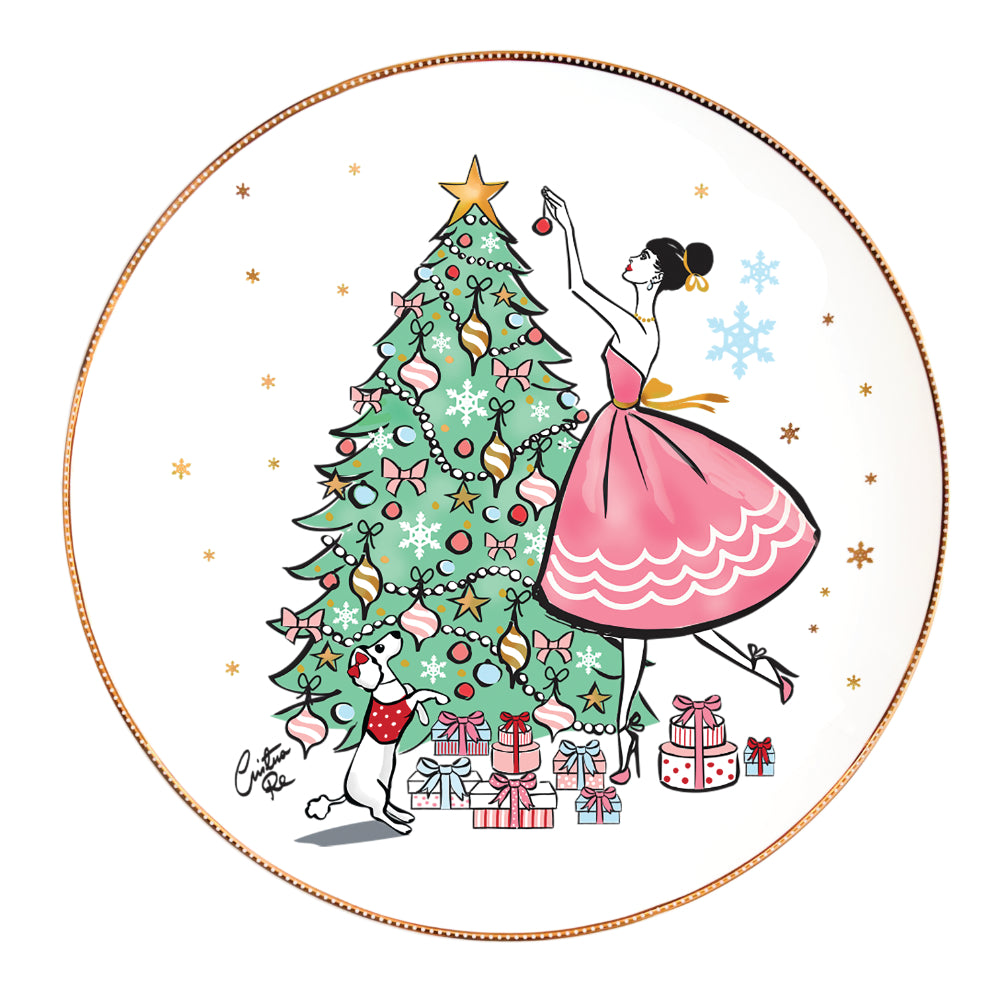 Cristina Re La Belle Noel Platter