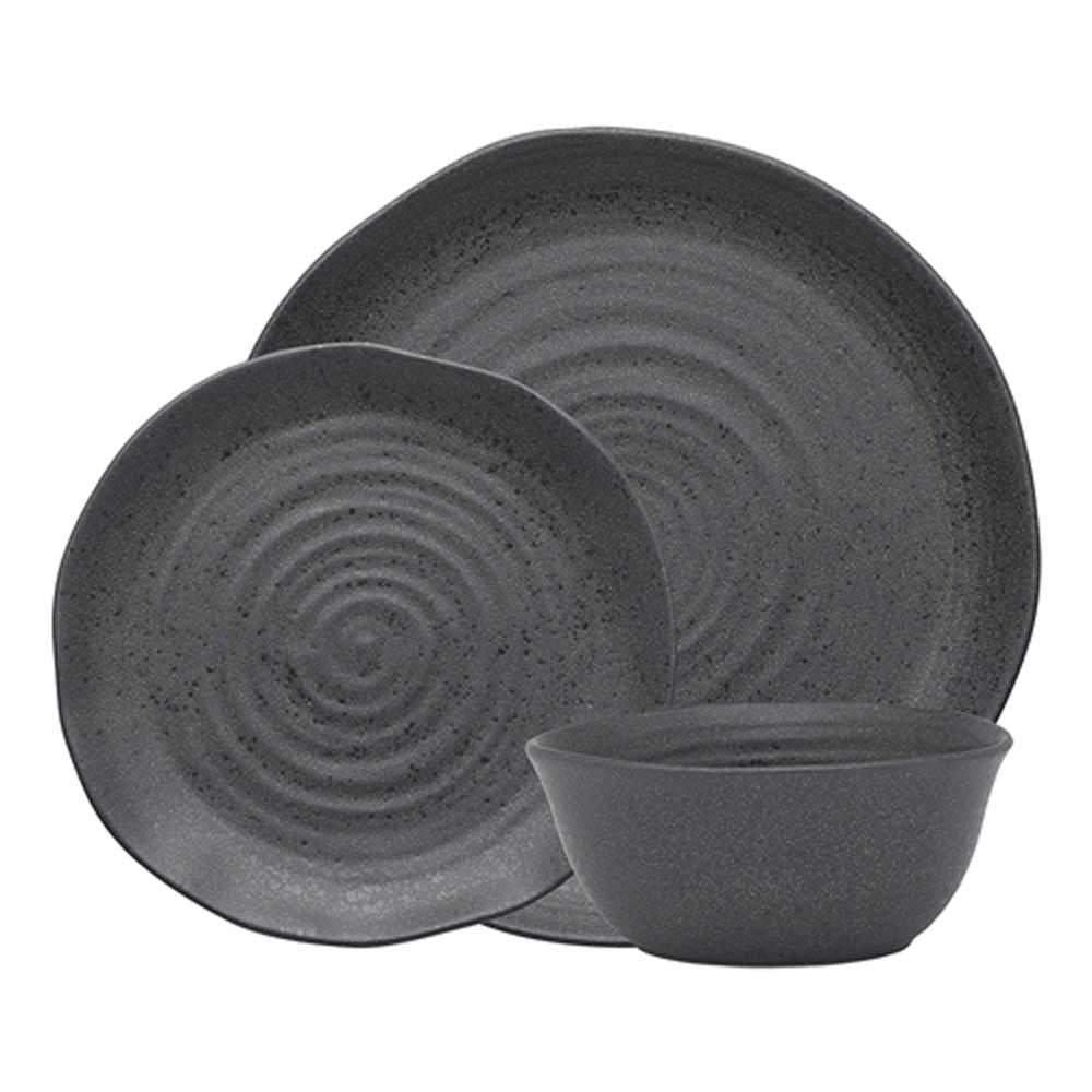 Ecology Ottawa 12 Piece Dinner Set in Stone Grey at House