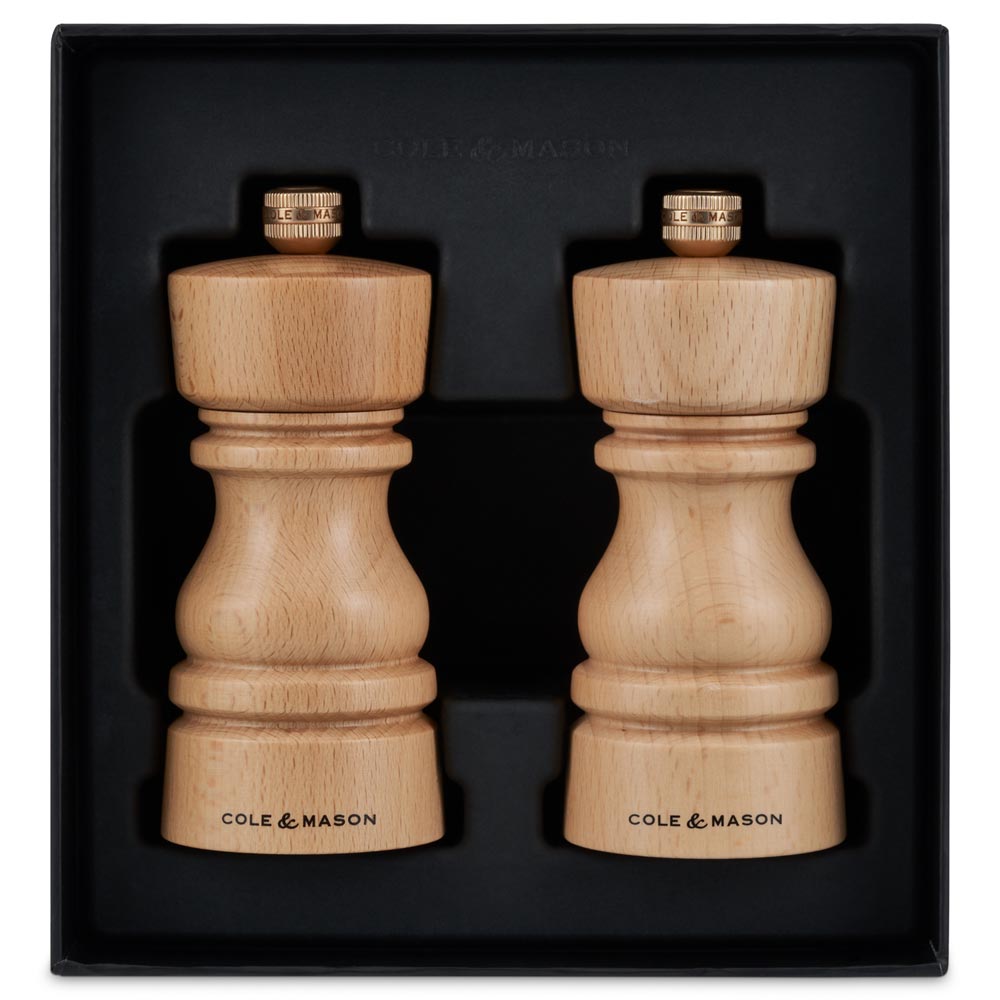 Cole & Mason London Salt & Pepper Mill Gift Set 130mm