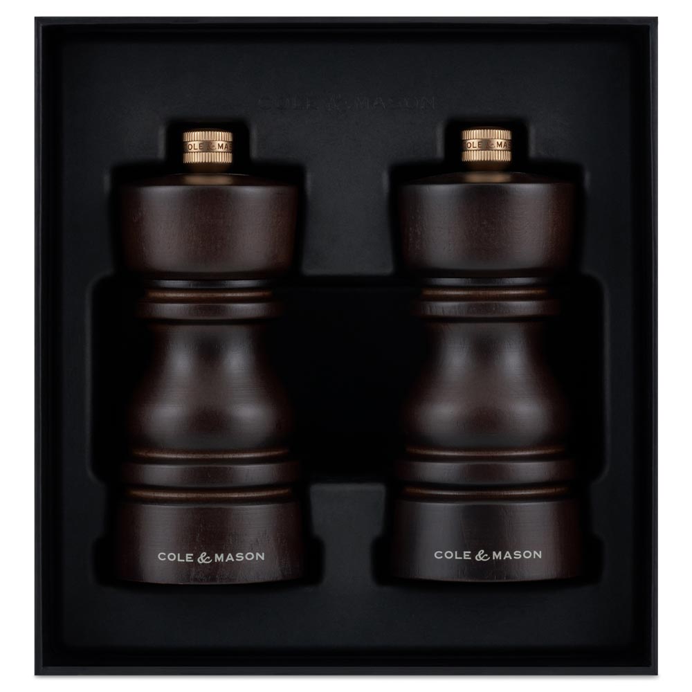 Cole & Mason London Salt & Pepper Mill Gift Set 130mm