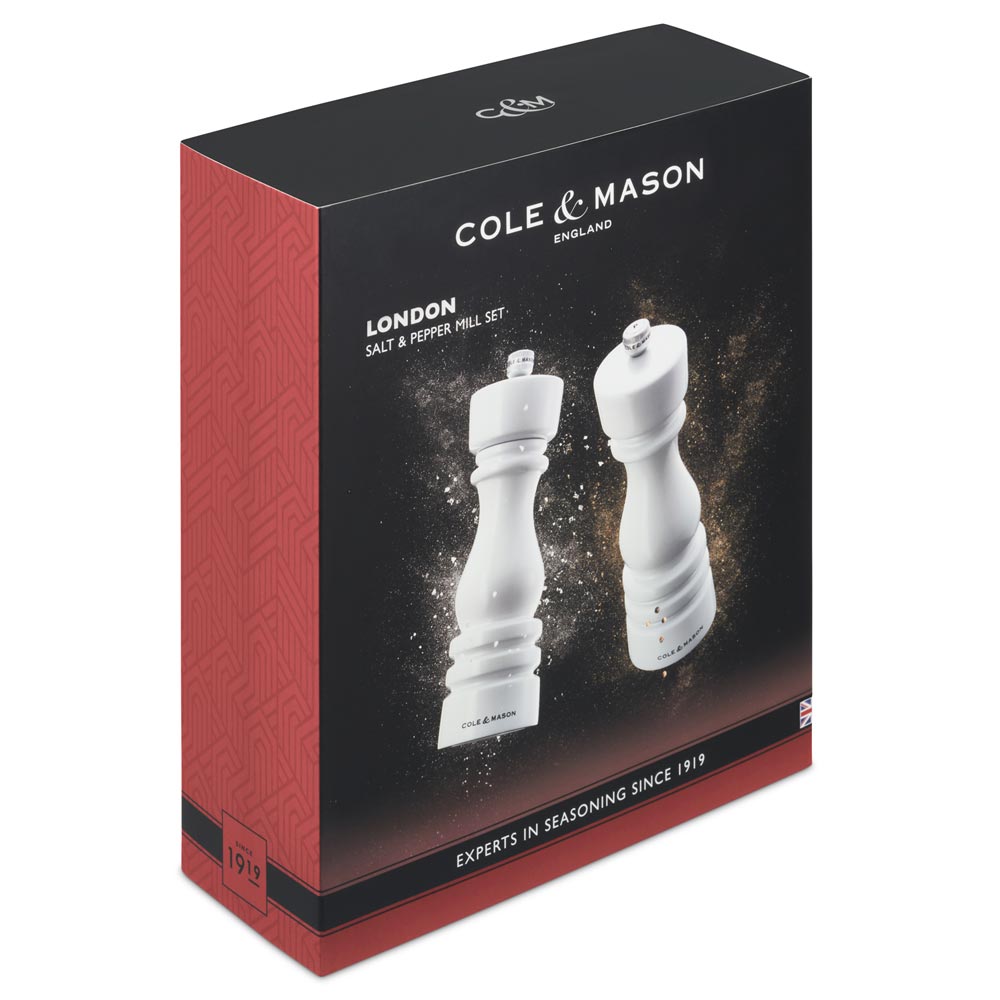 Cole & Mason London Salt & Pepper Mill Gift Set 130mm