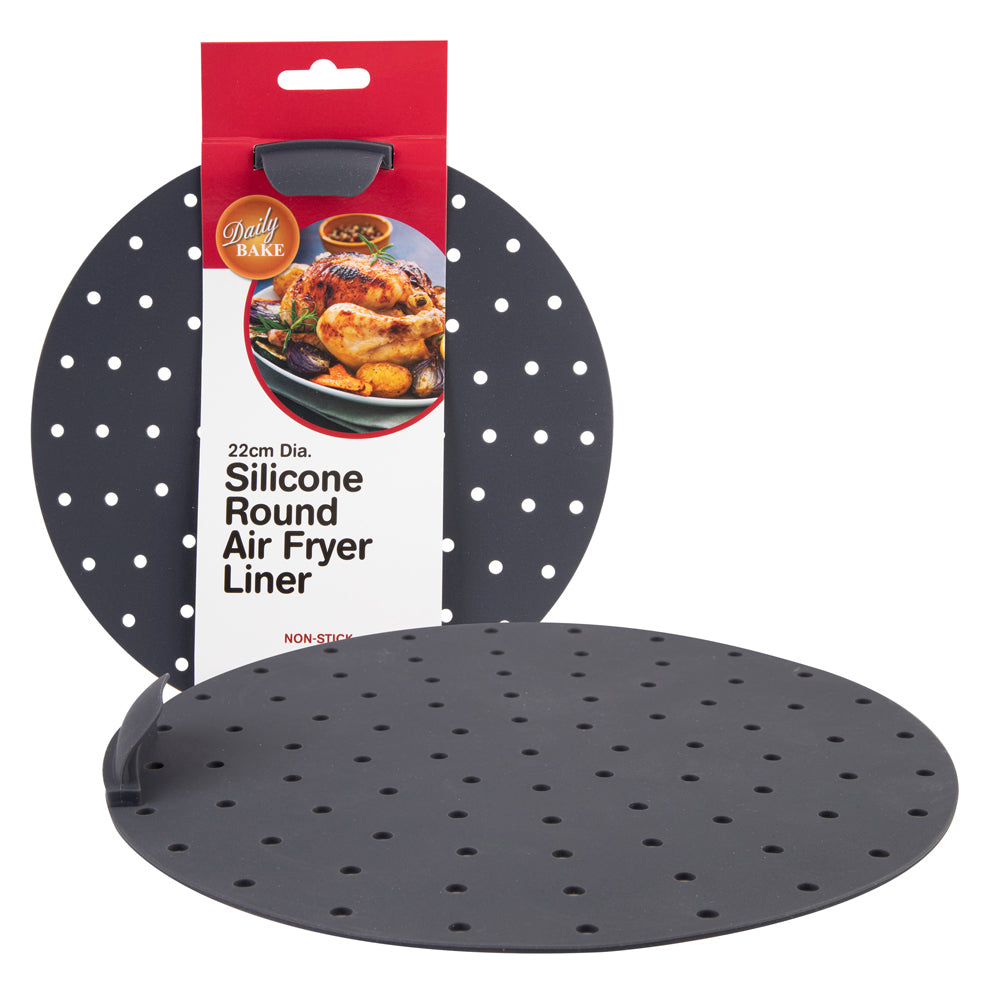 Daily Bake Silicone Air Fryer Liner Round 22cm