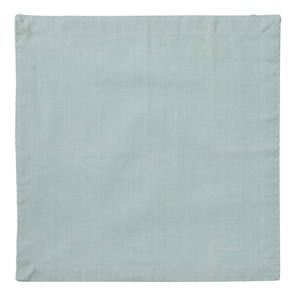 Ecology Weft Set of 4 Napkins 45x45cm Celadon