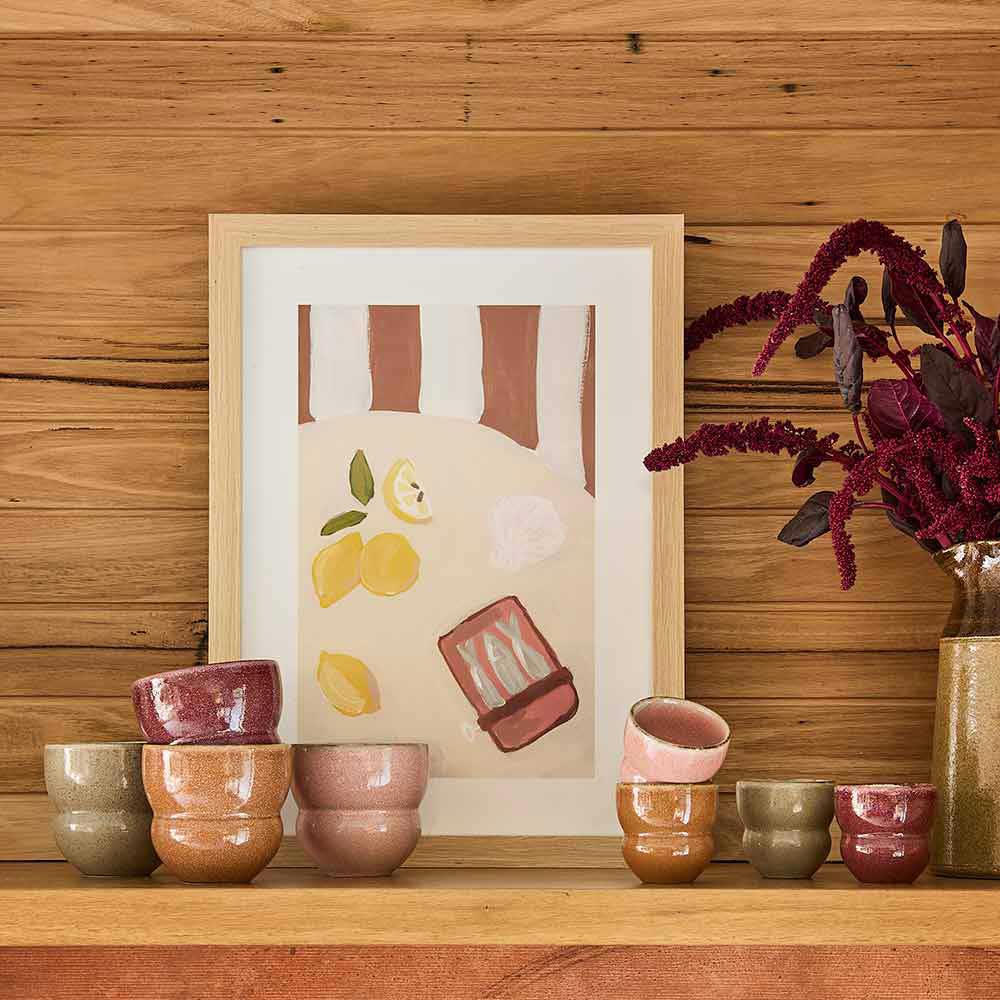 Ecology Galet Set of 4 Mugs Assorted at House