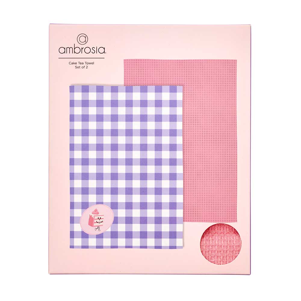 Ambrosia Set of 2 Novelty Tea Towels