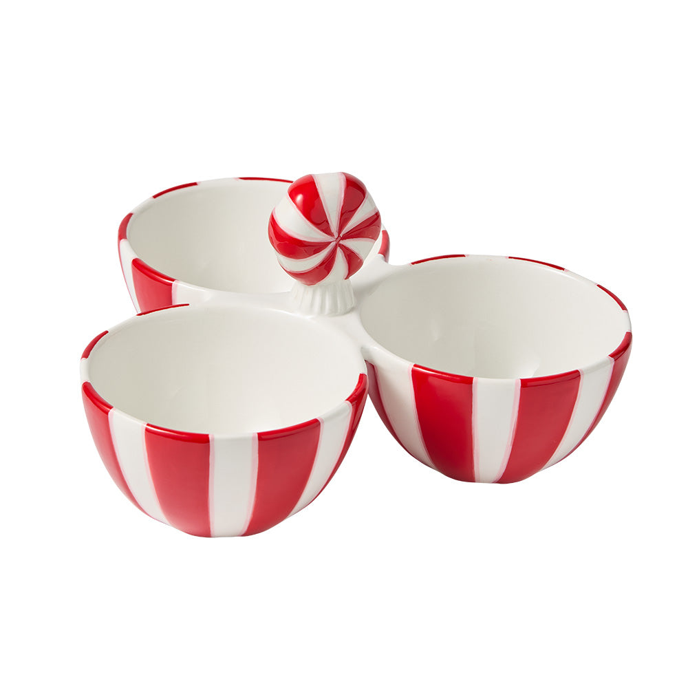 Ambrosia Santas Workshop Chip and Dip Bowl