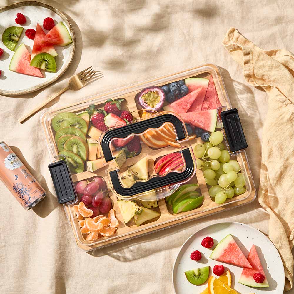 Ambrosia Graze & Gather Divided Travel Board 38cm