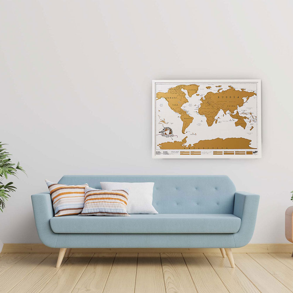 Luckies Travel Edition Scratch Map
