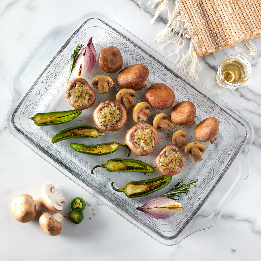 Anchor Hocking Laurel Embossed Rectangle Bake Dish 2.85L