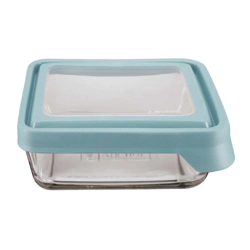 Anchor Hocking Trueseal Storage Container Rectangle 4.75 Cup Blue