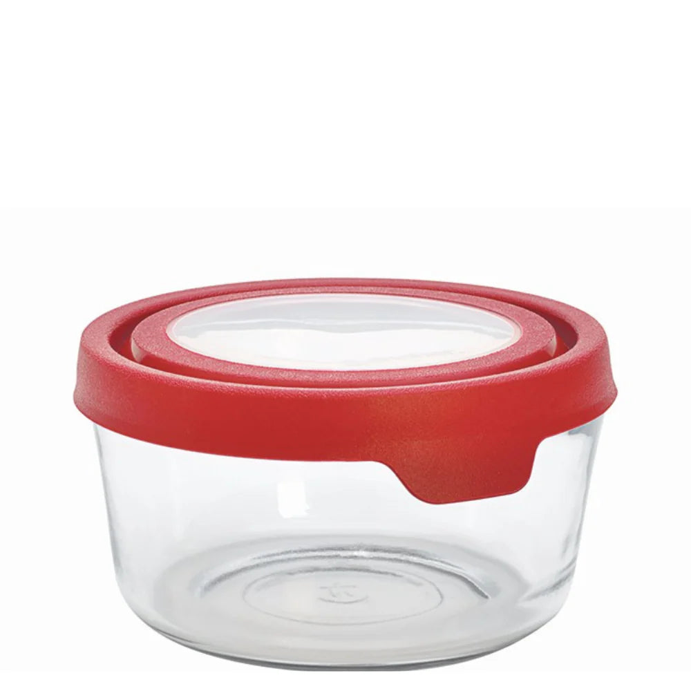 Anchor Hocking Trueseal Storage Container Round 7 Cup Cherry