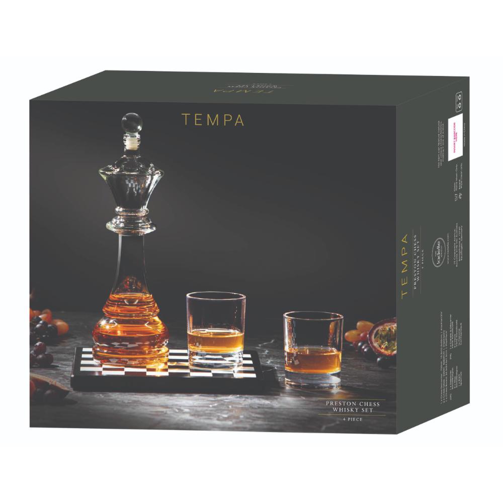 Tempa Preston Chess Whisky Set