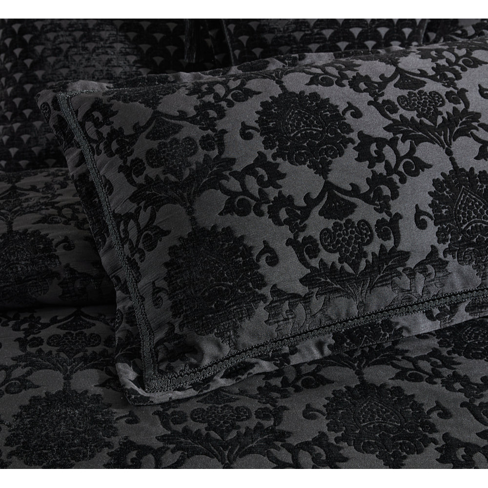 Davinci Imperial Black Quilt Cover Set