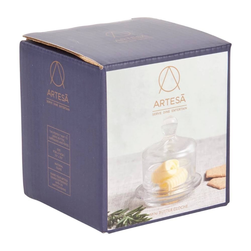 Artesa Glass Mini Butter Cloche