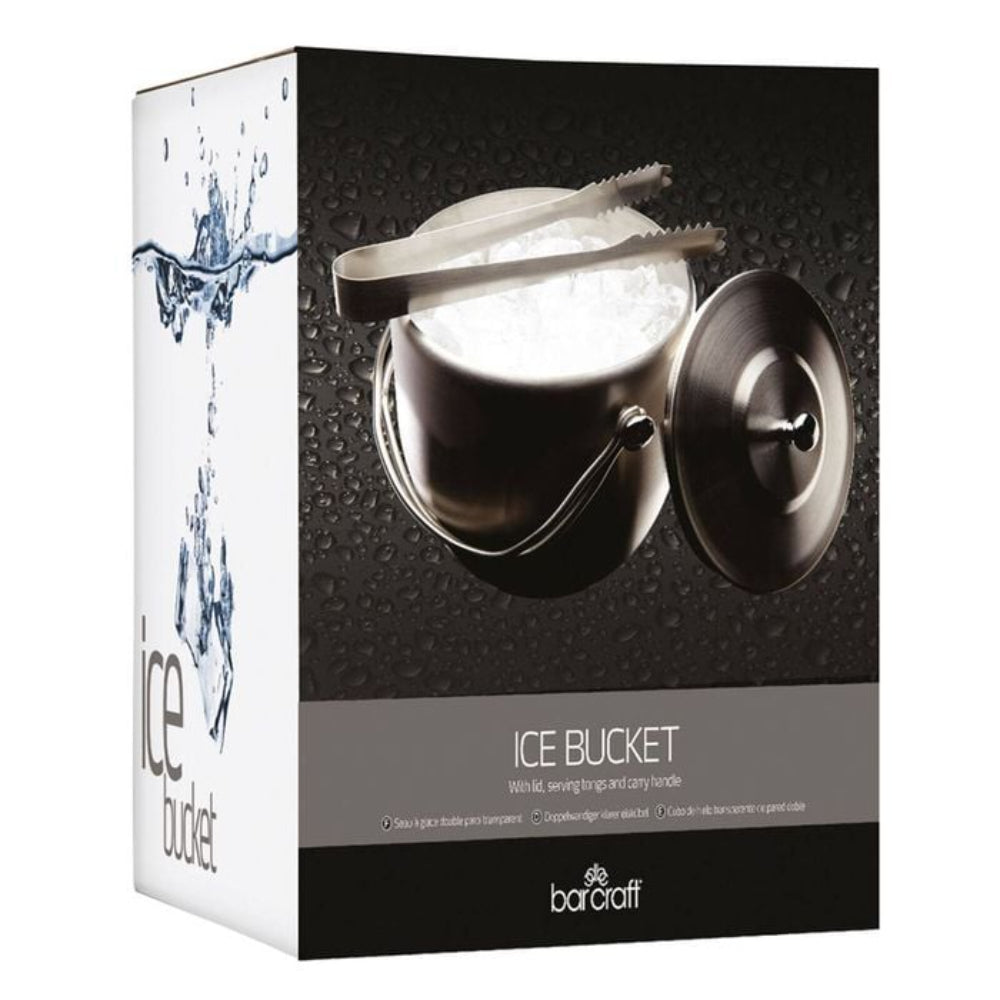 Barcraft Stainless Steel Ice Bucket Set