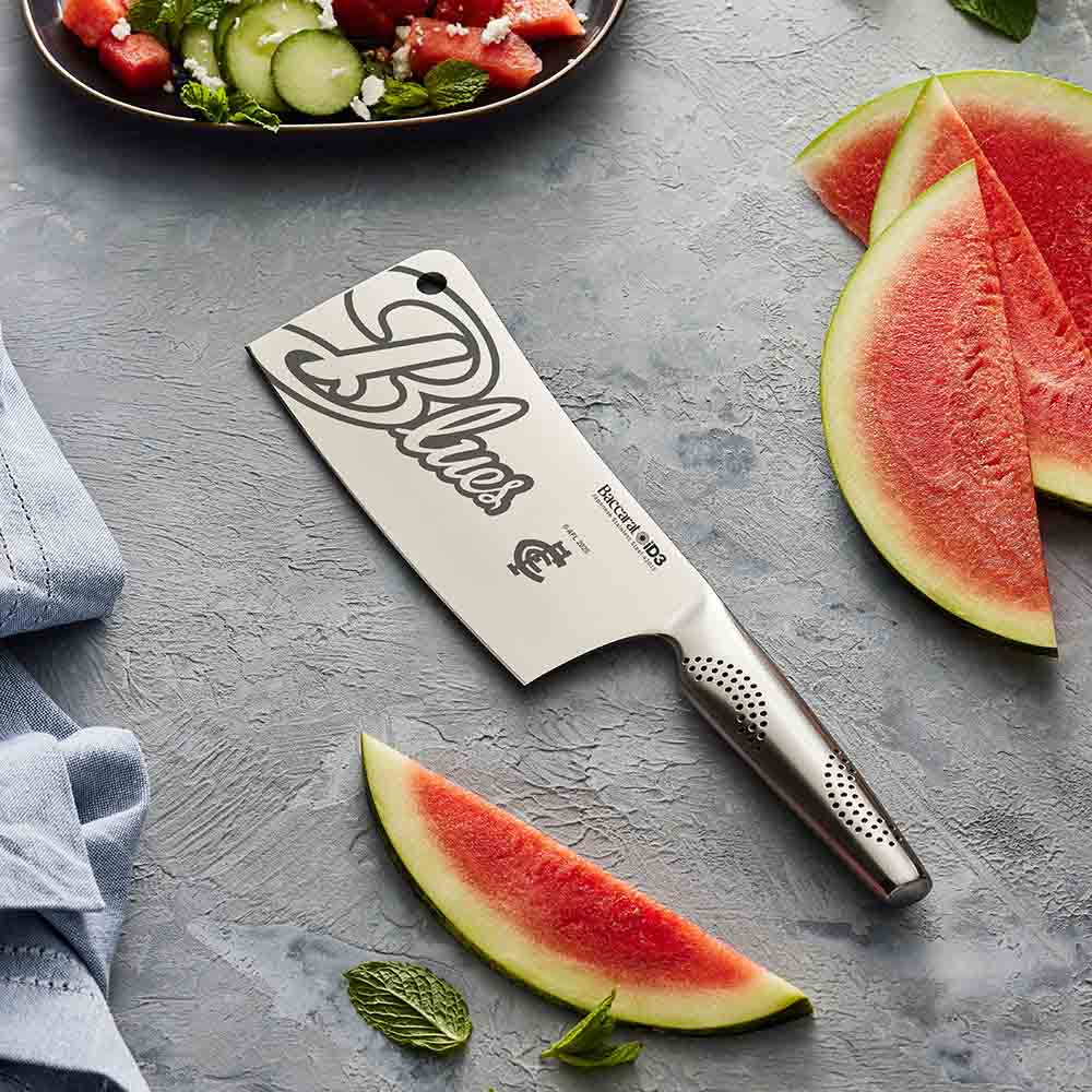 Baccarat iD3 Cleaver 17.5cm AFL Carlton Blues at House