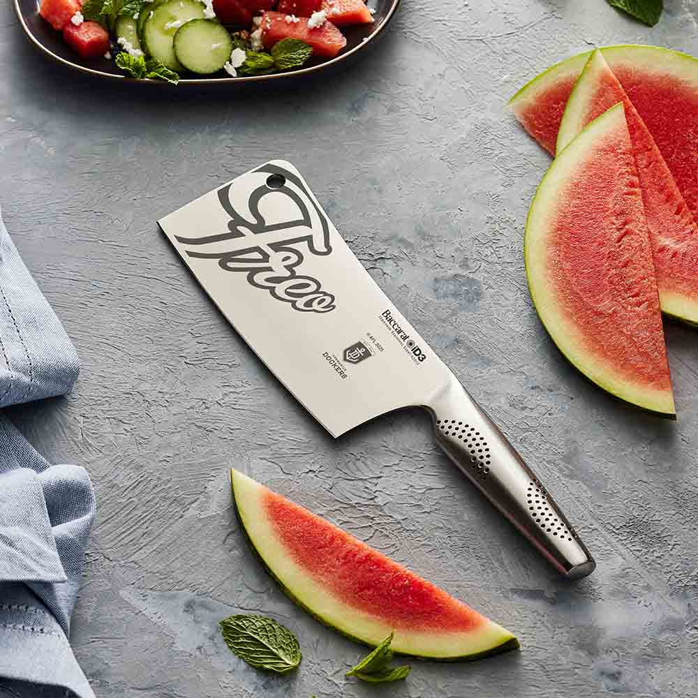 Baccarat iD3 Cleaver 17.5cm AFL Freemantle Dockers at House