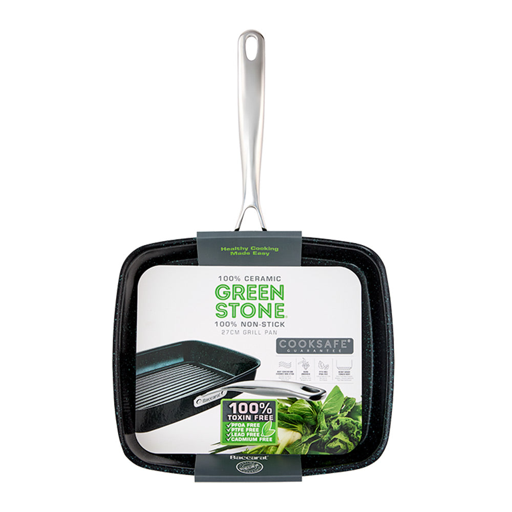 Baccarat GREEN STONE Grill Pan 27cm