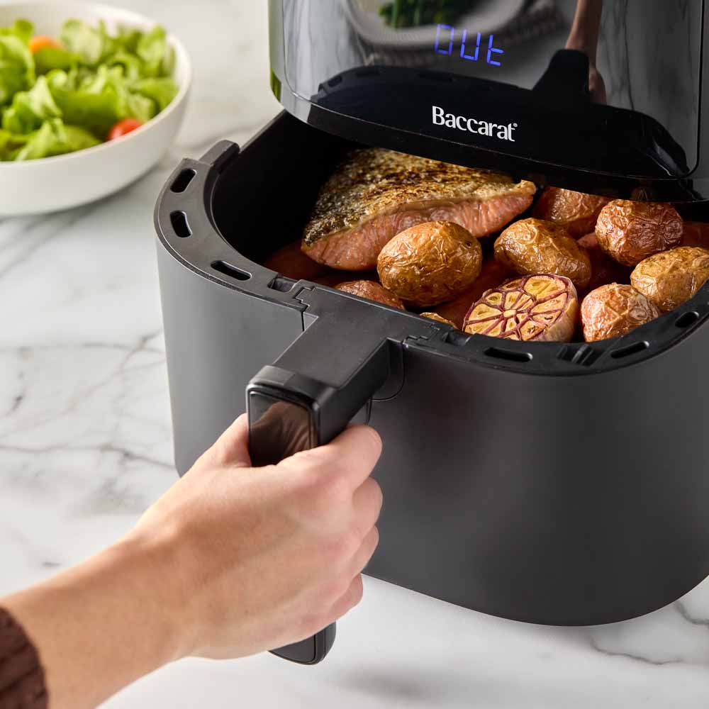 Baccarat The Healthy Fry Compact Air Fryer 5.7L Black
