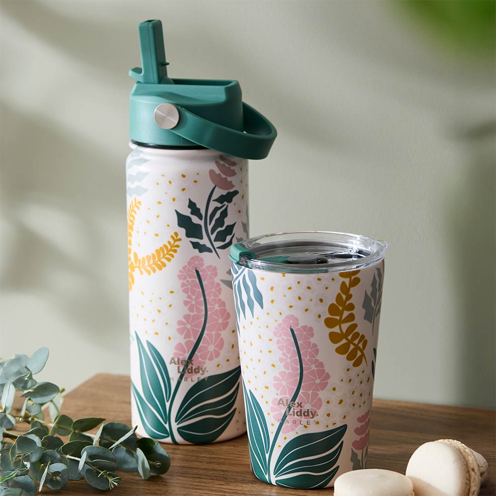 Alex Liddy Harley Drink Bottle 550ml Floral at House