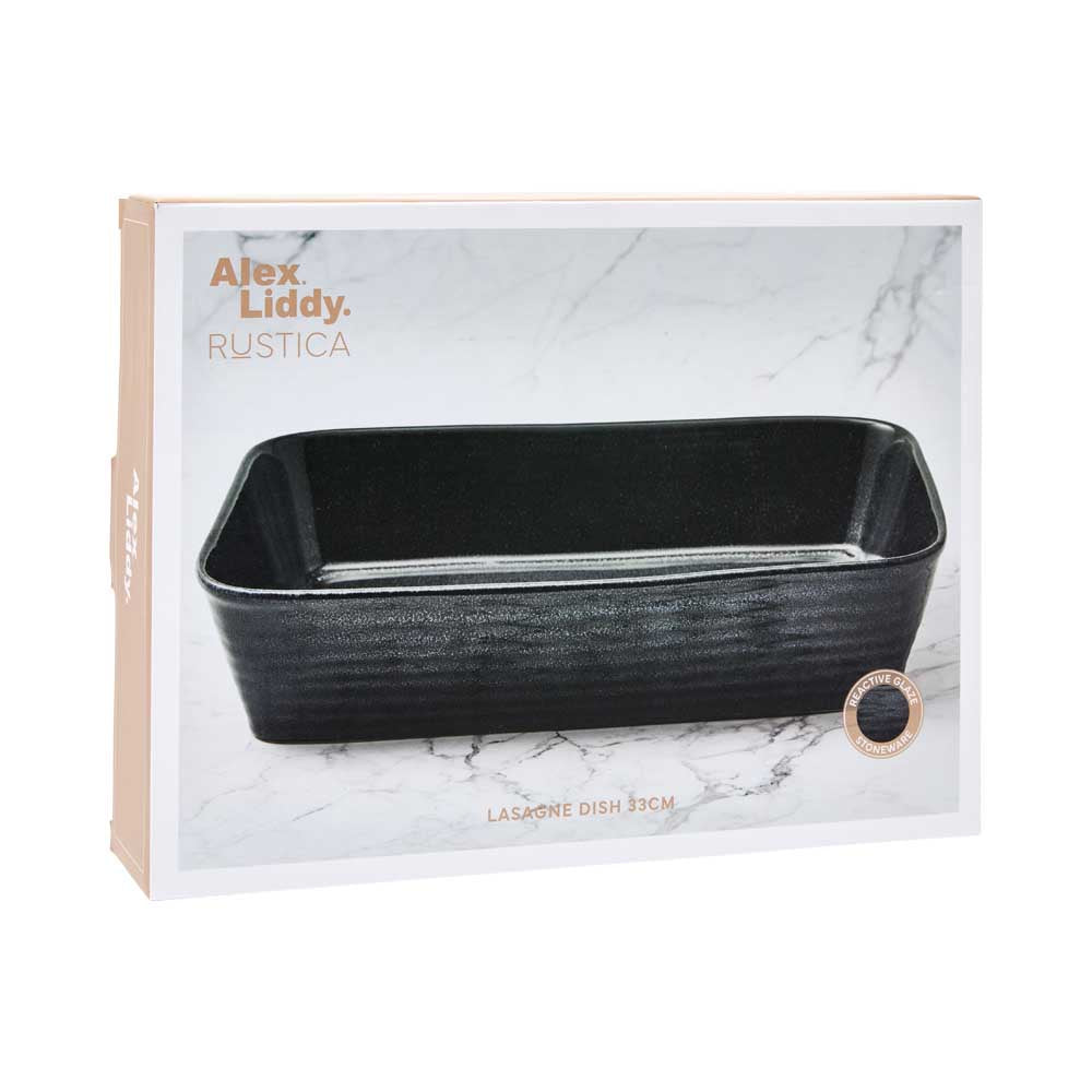 Alex Liddy Stoneware Rustica Loaf Dish 26cm in Navy blue at House