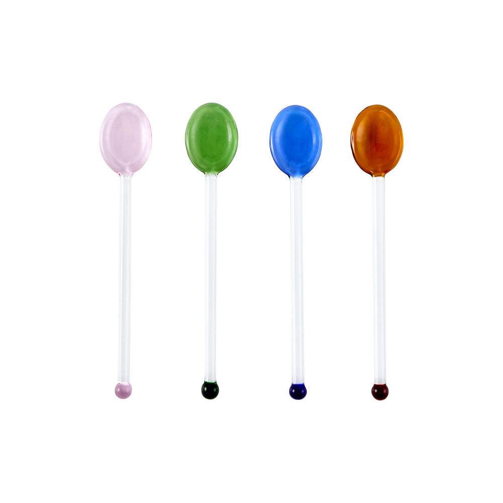 Alex Liddy Prisma Set of 4 Glass Stirrers - House