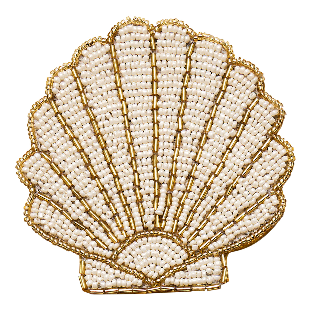 Porto Nautilus Set of 4 Beaded Coasters 10cm