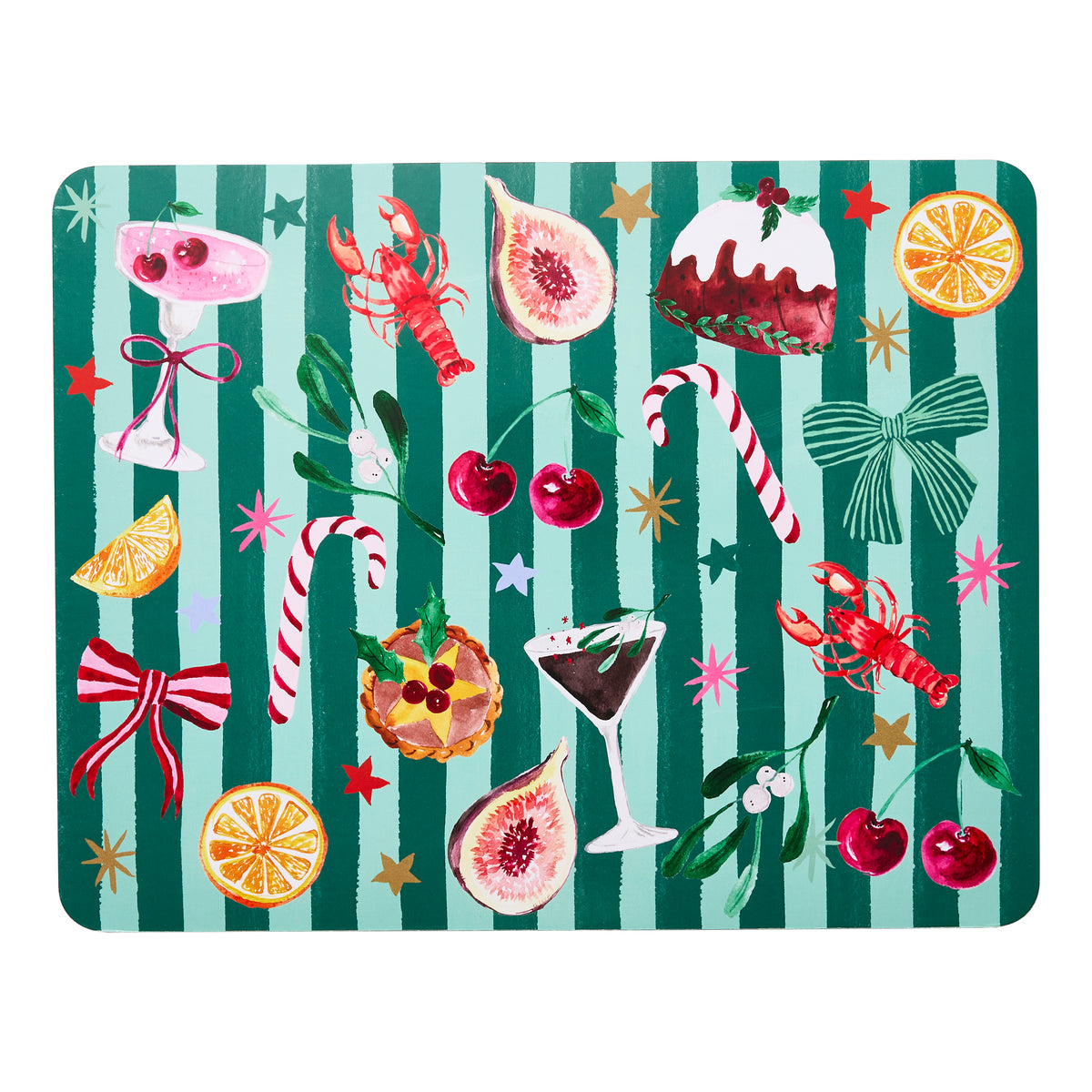 Porto Tis' the Season Set of 4 Placemats
