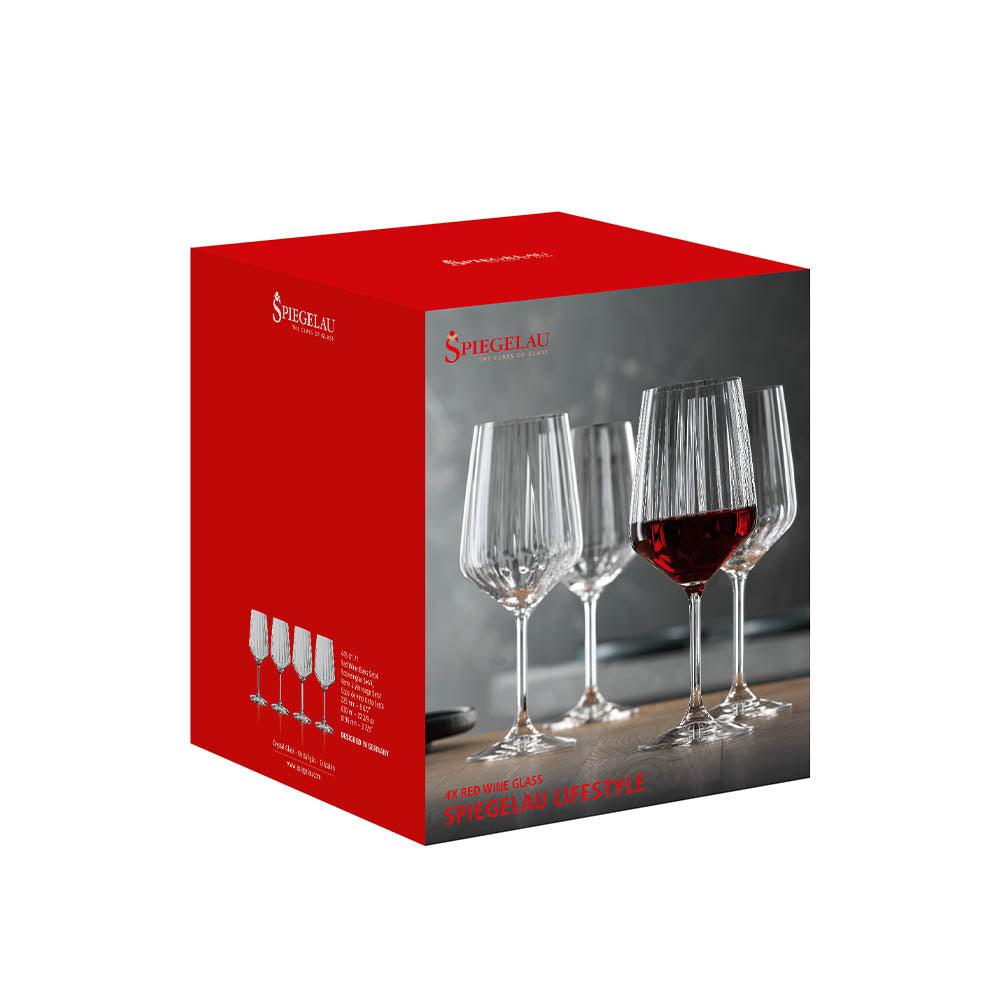 Spiegelau Set of 4 Lifestyle Red Wine Glasses
